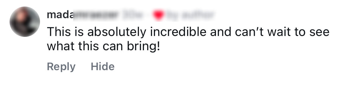 Social media comment saying Barterloo is absolutely incredible