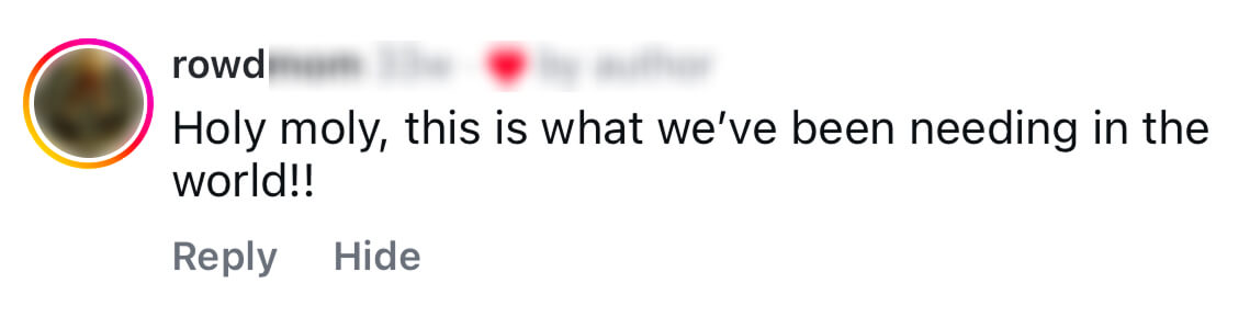 Social media comment saying Barterloo is what the world needed